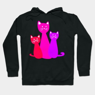 Pink Cats Hoodie